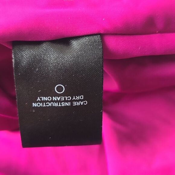 NBD NWT Revolve - Shana Dress Magenta Velvet Low Cut Side Slit Women's Small - Picture 7 of 12